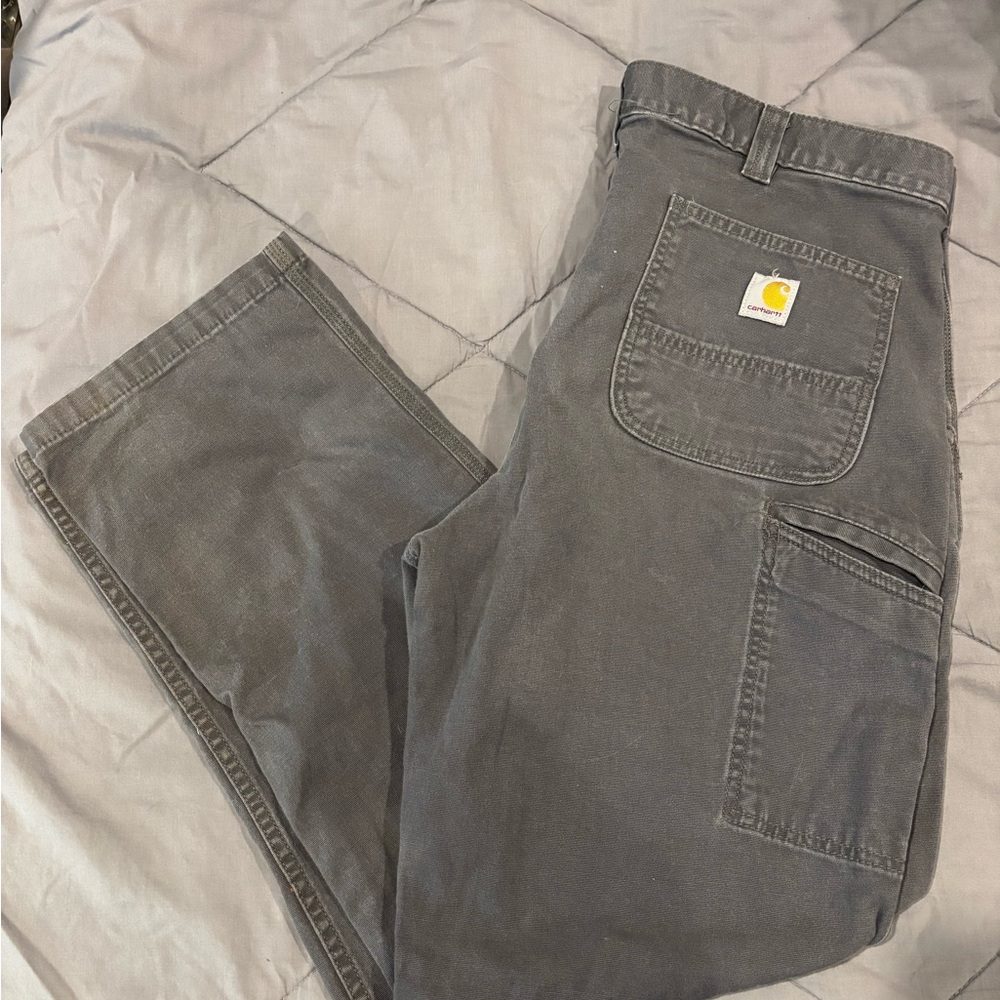 Carhartt Men's Charcoal Cargo Pants
